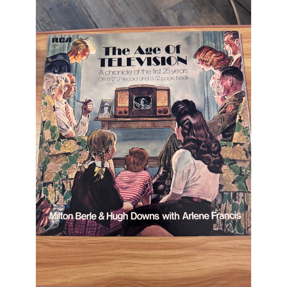RCA The Age Of Television 12" LP Record & 32 Page Book Milton Berle LL-8 Stereo